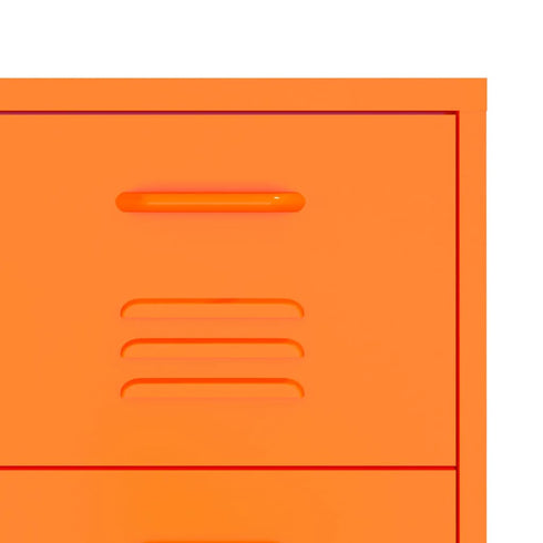 Lady Jillian -  Drawer Cabinet Orange 80x35x101,5 cm Steel